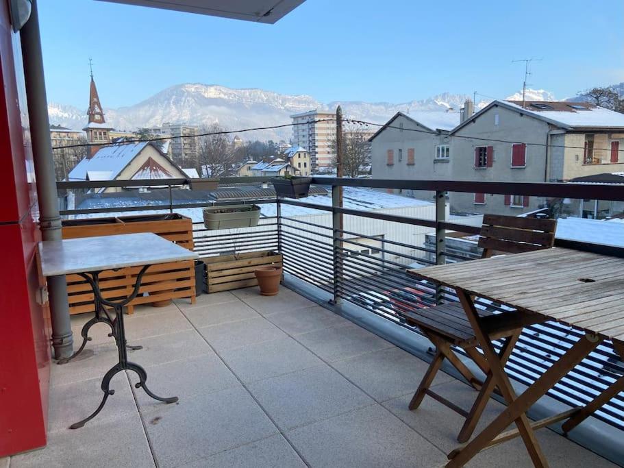 La Parenthese - Annecy- Grande Terrasse - Chambre - Garage Exteriér fotografie